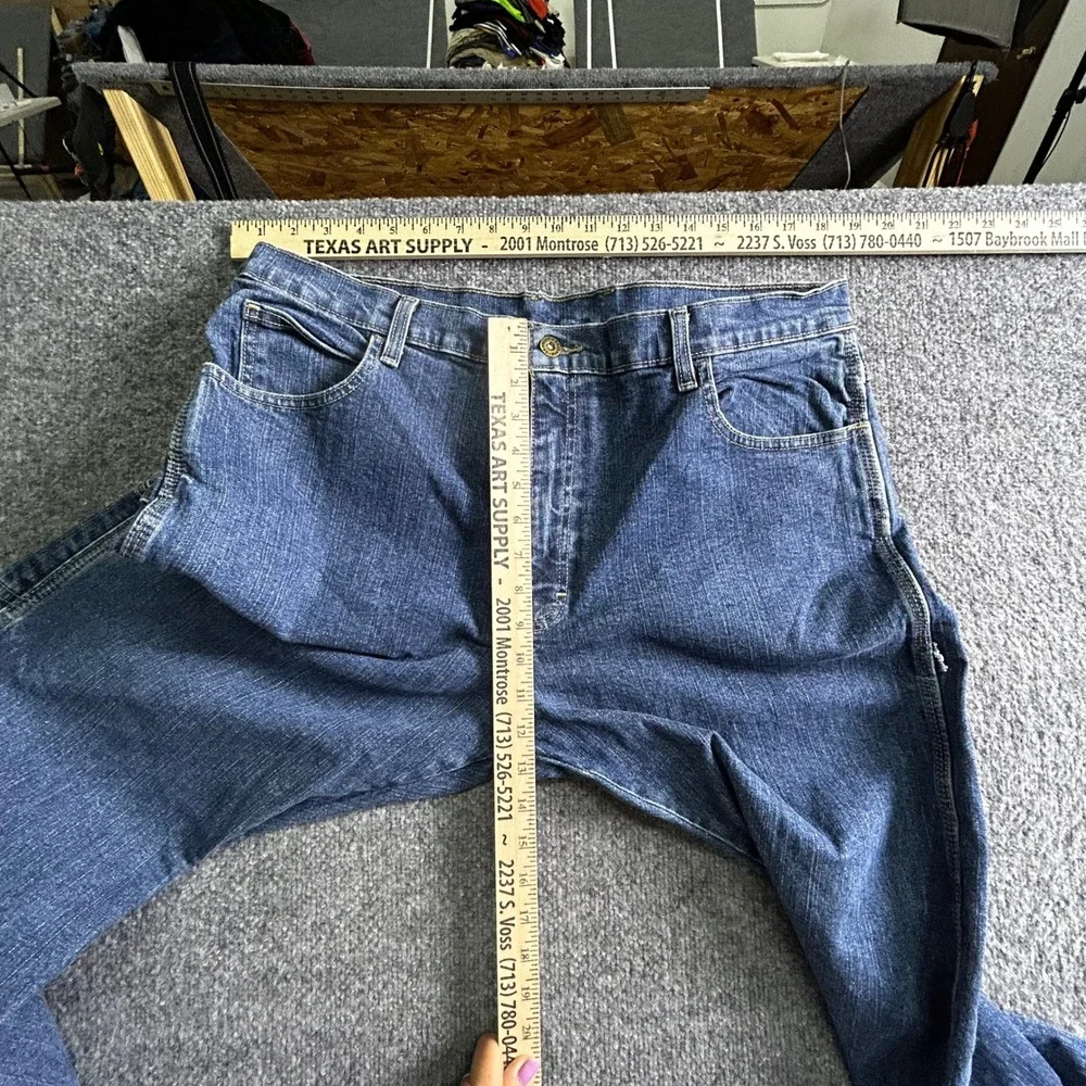 Dickies Carpenter Jeans Mens Size 36x32 Blue Denim Stretch Utility Workwear